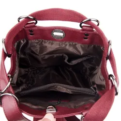 Fashionable leather backpack - multifunction vintage shoulder bag - large capacity