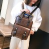 Vintage leather backpack - with anti theft zippers / buckles - waterproofBackpacks