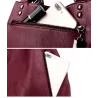 Fashionable leather backpack - multifunction vintage shoulder bag - large capacity