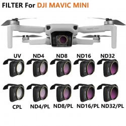 Camera lens - filter - clip - for DJI Mavic Mini - UV / CPL / ND4 / ND4PLAccessories