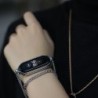 Double hole pendant - with necklace - stainless steel - for Xiaomi Mi Band 5Necklaces