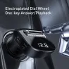 Baseus - FM transmitter - AUX - Bluetooth - dual USB - car charger - handsfree - MP3 playerAudio