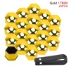 Car rim cover - protective nuts - with clip - 17mm - 20 piecesWheel parts