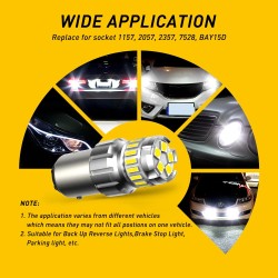 Car bulb - LED Canbus lamp - DRL - 1157 / P21/5W / BAY15D - 2 piecesDaytime Running Lights (DRL)
