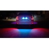 Car / motorcycle lamp - eagle eye - LED - DRL - 12V / 24V - 18mm / 23mm