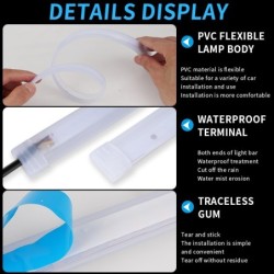 Car LED strip - DRL - turn signal light - flexible - waterproof - 12V - 2 piecesTuning