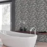3D wall / floor sticker - self adhesive tile - waterproof - removable - 10 pieces