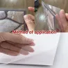 3D wall / floor sticker - self adhesive tile - waterproof - removable - 10 pieces