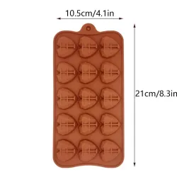 Silicone baking mould - diamond heart shaped - 8 / 15 holes
