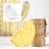 Cookie cutter mold - dinosaurs shaped - 4 piecesBakeware