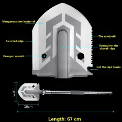 Multi-purpose shovel - garden / military / camping tool - foldableSurvival tools