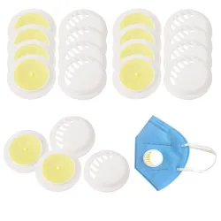 10 pieces - face/ mouth mask air valve filters - replacement filter