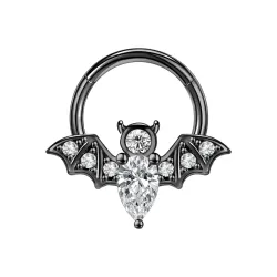 Crystal nose ring - bat / bee / snakeEarrings