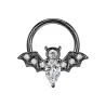 Crystal nose ring - bat / bee / snakeEarrings