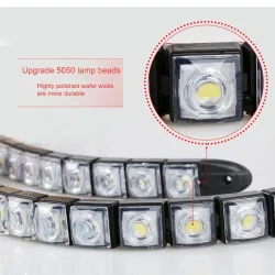 DRL car light - super bright - flexible Led strip - waterproof - 2 piecesDaytime Running Lights (DRL)