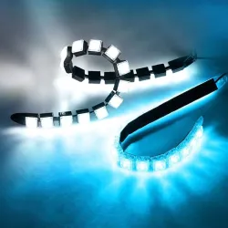 DRL car light - super bright - flexible Led strip - waterproof - 2 piecesDaytime Running Lights (DRL)