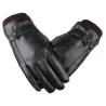 Elegant leather men's gloves - touch screen function - windproofGloves