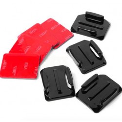 Flat / curved adhesive mount stickers - for GoPro - 8 pieces