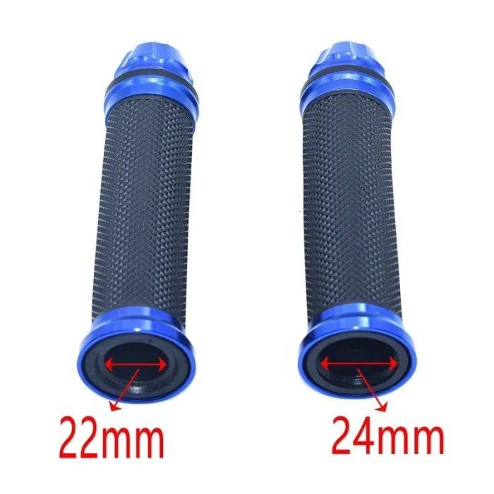 Motorcycle handlebar grips - rubber covers - 22mm / 24mmHand Grips & End