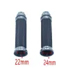 Motorcycle handlebar grips - rubber covers - 22mm / 24mm