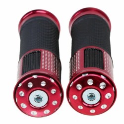 Universal motorcycle handlebar grips - for Suzuki / Kawasaki - 22mm