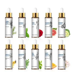Essential Oils - for diffuser / bath / massage - orange - eucalyptus - vanilla - bergamot - rosemary - chamomile - 10ml