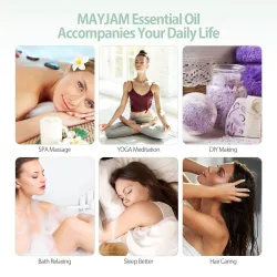 Pure natural essential oils - for massage / baths / diffusers - 28 pieces