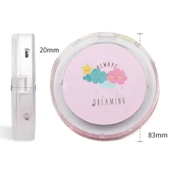 Mini makeup mirror - LED - micro USB