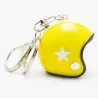 Keychain with helmetKeyrings
