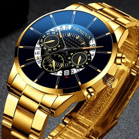 Fashionable quartz watch - stainless steel