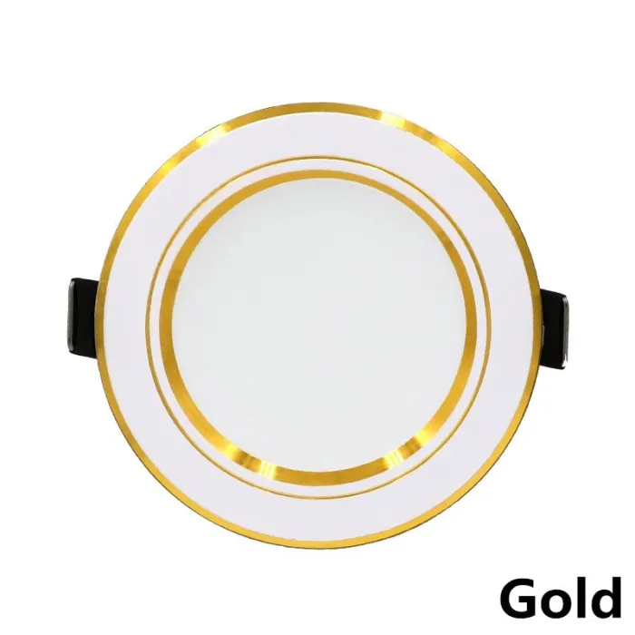 LED ceiling light - recessed round lamp - 5W / 9W / 12W / 15W / 18W - AC 220V-240V - 10 pieces