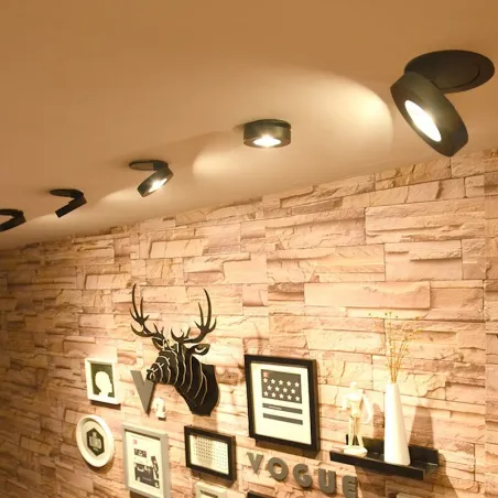 LED ceiling lamp - recessed - rotatable - dimmable - COB - built In spot light - 3W / 5W / 7W / 9W / 12W