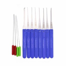 Transparent locks with lockpick / broken key extractor - locksmith set