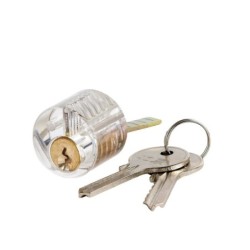 Transparent locks with lockpick / broken key extractor - locksmith set