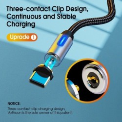 Magnetic charging cable - USB - Micro USB - type-C - fast charge - for iPhone