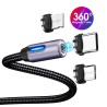 Magnetic charging cable - USB - Micro USB - type-C - fast charge - for iPhone
