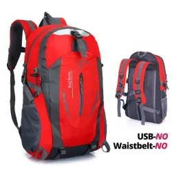 Waterproof nylon backpack - climbing / hiking / travel bag - unisexBackpacks
