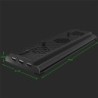 OIVO - vertical stand - holder - external cooler fan - 3 USB ports - for Xbox One X game consoleXbox One
