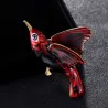 Elegant brooch with a small bird