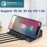Multi USB - wireless fast charger - ISO / type-C / micro - QC3.0 - 60W