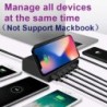 Multi USB - wireless fast charger - ISO / type-C / micro - QC3.0 - 60W