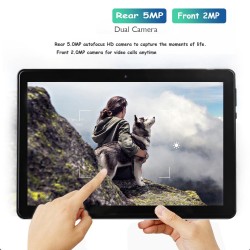 4G LTE-nettbrett - 10,1 tommer - 2 GB RAM - 32 GB ROM - Android 9 - Octa Core - Google Play - GPS - Bluetooth - WiFi - kamera