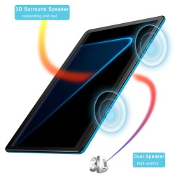 Original 10.1 inch 3D tablet - Android 9 - Google - Quad Core - 2GB RAM - 32GB ROM - dual SIM - WiFi - GPS - cameraTablets