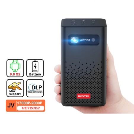 BYINTEK P20 M - Pico Smart - mini portable projector - screenless TV - Android - Wifi - LED - DLP - 4K - 1080PProjectors