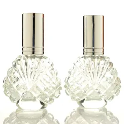 Crystal glass bottle - with an atomizer - for perfume - reusable - 15mlPerfumes
