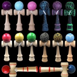 Kendama-leker i tre - sjongleringsball - stressavlastning / pedagogisk leke - for voksne / barn - 12 cm