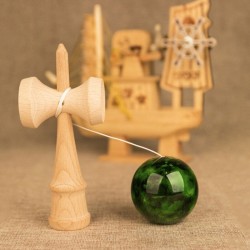 Kendama treleker - fargerik sjongleringsball - stressavlastning / pedagogisk leke - for voksne / barn - 18 cm