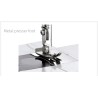 Mini sewing machine - portable - foot pedal / hand table / threads - with lightTextile