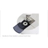 Mini sewing machine - portable - foot pedal / hand table / threads - with lightTextile