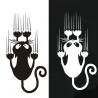 Vindusbilklistremerke - refleks - klatrekatt